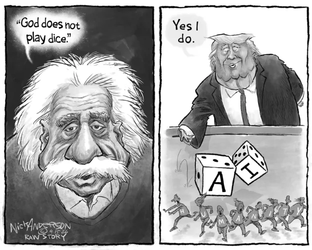 Cartoon commentary